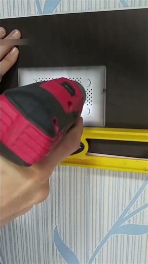 tricks for installing bolts straight in the wall #shortvideo