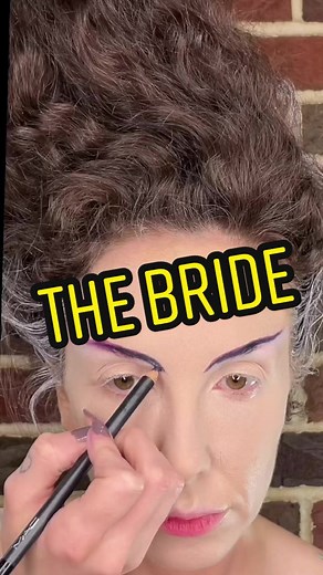Bride of Frankenstein Halloween Makeup Tutorial