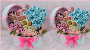28K views · 1K reactions | Chocolate and Money Bouquet ❣️ Like, Follow and Share DIY IDEAS for more diy bouquet's tutorial. Subscribe to my YouTube Channel  Jane's Art Hub for more DIY gift ideas  https://www.youtube.com/channel/UCD4wyfFC1P3xQK3FPMTEWmA | DIY IDEAS | Facebook