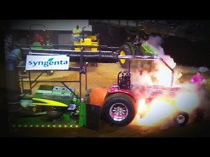 🔥 BOOM!!! Massey Ferguson 8480 Explodes NFMS Championship tractor pull Louisville Ky