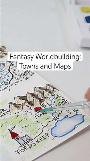 Fantasy Maps and Worldbuilding: Towns and Monsters