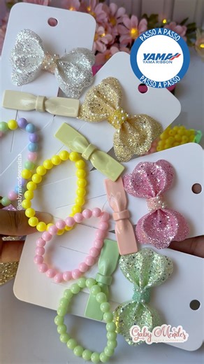 37K views · 533 reactions | Kits de Hair Clips殺☀️ .Laço: Lonita glitter: 5 x 8 cm ..#diy #dicas #ideiascriativas #facavocemesmo #fblifestyle | Gaby Ensina Viver de Laços | Facebook