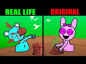 The Best TikTok of Incredibox Sprunki | Sky and Pinki Poop Game | REAL LIFE vs ORIGINAL