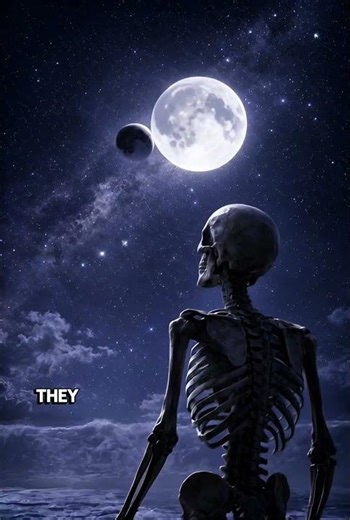 What If Earth had 2 Moons? #facts #skeleton #science #universe
