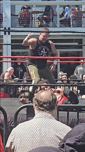 Mr. Anderson is on top now #wwe