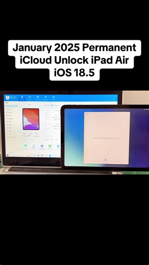 Permanent iCloud Unlock iPad Air iOS 18.5 #icloudunlock #activationlock #ipadair #ios18 #appletips