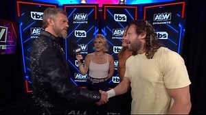 All Elite Wrestling on Instagram: "Former enemies, now partners Chris Jericho and Kenny Omega, kick off the 4th Anniversary of #AEWDynamite with the “Rated-R Superstar’ Adam Copeland joining his fellow Canadians. Watch the 4th Anniversary of #AEWDynamite LIVE on TBS!"