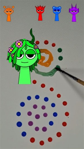 ASMR Color Mixing #sprunki #satisfying #asmr #color #oddlysatisfying