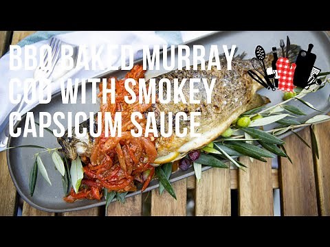 BBQ Baked Murray Cod with Smokey Capsicum Sauce | Everyday Gourmet S11 Ep04