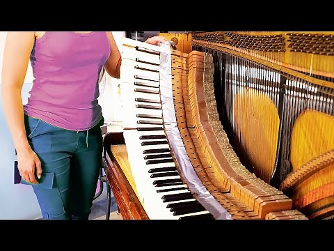 Convert an Old Piano into a Musical Bar. How to create and renovate your Furniture