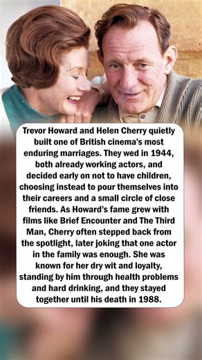 Trevor Howard & Helen Cherry’s Lasting Love