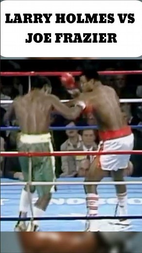 Holmes vs Frazier 😱 Clash of Heavyweight Legends
