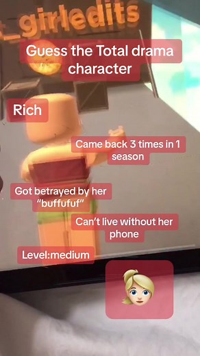 Guess the Total Drama Character Challenge