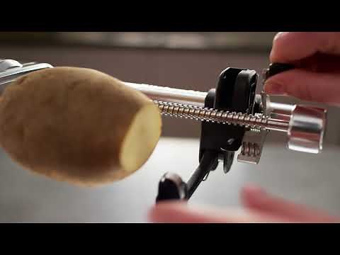 How to Peel Fruits and Vegetables Using Spiralizer- KitchenAid