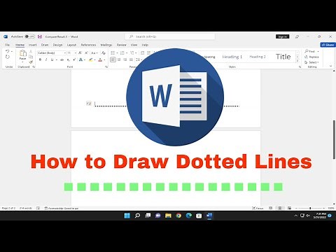 How to Draw Dotted Lines in Microsoft Word [Tutorial]