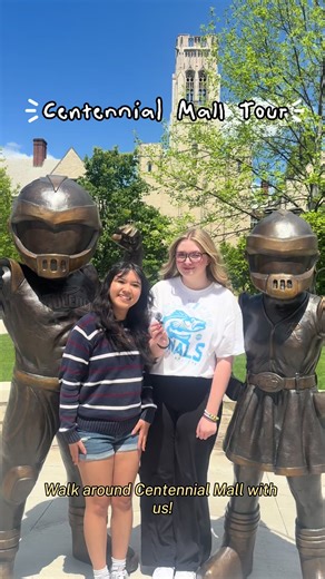 Just a casual stroll through the heart of campus ✨ #universityoftoledo #toledo