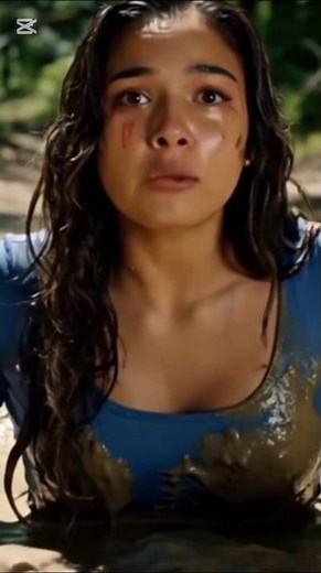 Girl Sinking in Quicksand || Quicksand Girl Sinking #quicksand #adventure #survival #shorts