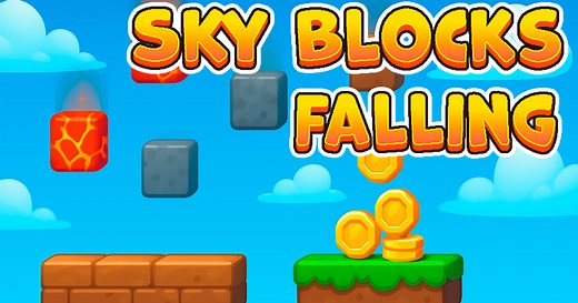 Sky Blocks Falling 🕹️ Play on CrazyGames