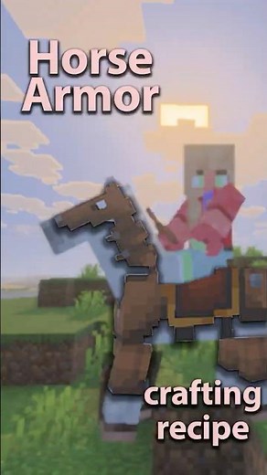 Horse Armor - Short Shorts by StrawberryGS - Minecraft Crafting Recipe #minecraft #craftingRecipe