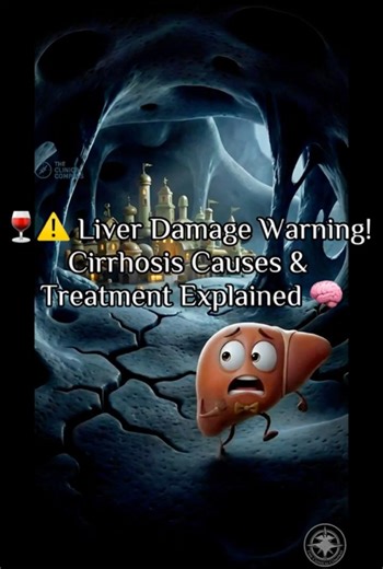 🍷⚠️ Liver Damage Warning! Cirrhosis Causes & Treatment Explained 🧠