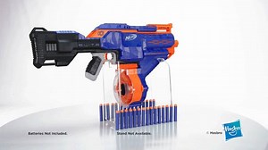 102K views · 214 reactions | Blast into action with on-the-go dart loading for non-stop battling! The Nerf N-Strike Elite Infinus blaster features motorized Speed-Load Technology that automatically loads darts in the drum! #Nerf #NerfInfinus #Hasbro #GlitterToys | Glitter | Facebook