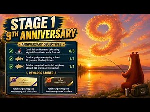 Russian Fishing 4, Stage 1, 9th Anniversary | 5-22-26
