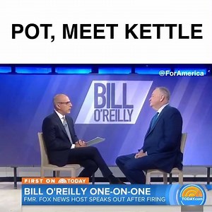 328K views · 2.5K shares | Matt Lauer, who reportedly sent lewd text messages to his colleagues, asks Bill O'Reilly if he ever sent lewd text messages to his colleagues. | ForAmerica | Facebook