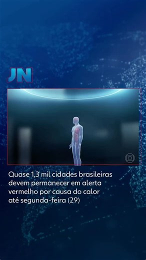 BLOG JP NEWS VALE DO SÃO FRANCISCO on Instagram: "Alerta Vermelho de Calor vai até segunda-feira em quase 1.300 cidades O *Instituto Nacional de Meteorologia (Inmet)* emitiu *alerta vermelho de grande perigo* devido ao calor extremo que atinge o país. A condição segue até a próxima *segunda-feira (29)* e afeta *quase 1,3 mil cidades brasileiras*, incluindo capitais. Somente entre os dias *14 e 25 de dezembro*, *1.455 pessoas* foram atendidas nos hospitais estaduais do *Rio de Janeiro* com sintom