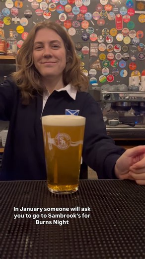 Sambrook's Brewery on Instagram: "Saturday night is Burns Night in the Taproom with Tennent’s Lager, Iron Bru, Wee drams, Scottish beers on Tap, Haggis Pizzas, Bagpipes and more!"