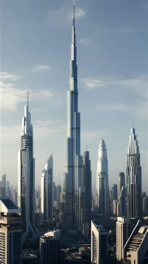 Dubai’s Most Insane Build #dubai #tower #burjkhalifa #HighRiskWork #Skyscraper #TallestBuilding