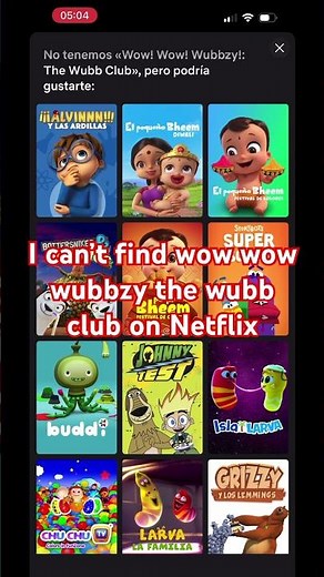 I can’t find wow wow wubbzy the wubb club on Netflix