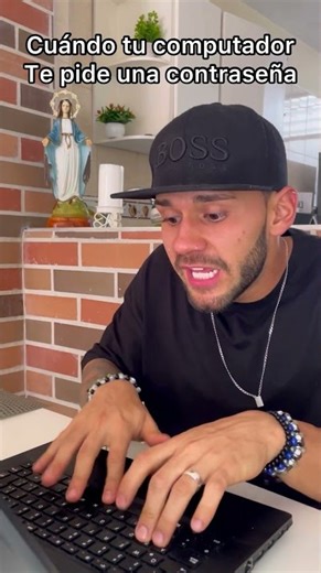 WHEN YOUR COMPUTER ASKS YOU FOR A PASSWORD 🥲 #comedy #humor #foryou