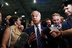 Watch: Farage addresses Reform UK party conference after Rayner resigns