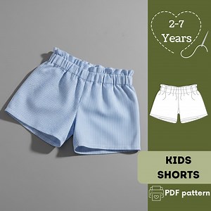 Kids Shorts Sewing Pattern: Easy Unisex Design (sizes 2-7 Years) (PDF Pattern) - Etsy Australia