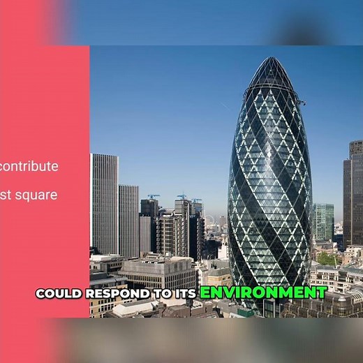 The Gherkin: How London Embraced Vertical Architecture #shorts