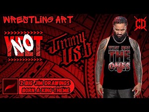Wrestling Art | Jimmy Uso | NO YEET | Drawings #jimmyuso #noyeet #wrestling #wwe #drawing #fanart