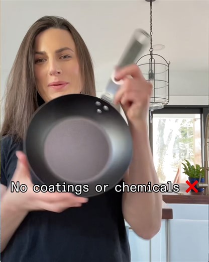 Meet our Carbon Steel Cookware—the perfect hybrid of a Stainless Steel Pan and a Cast Iron Skillet. All of our Carbon Steel Pieces are naturally non stick, chemical-free, and made without: PFAS, PFOA, PTFE, BPA, Lead, Cadmium, and Aluminum. | Made In Cookware | Facebook