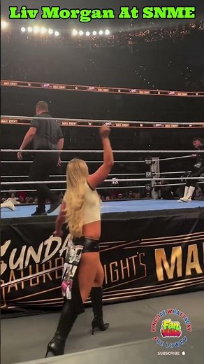 LIV MORGAN AT SUNDAY NIGHTS MAIN EVENT #livmorgan #wwe #snme