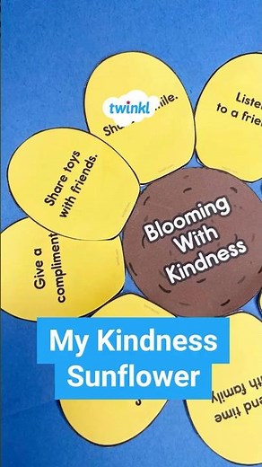 World Kindness Day Sunflower Craft | Twinkl USA