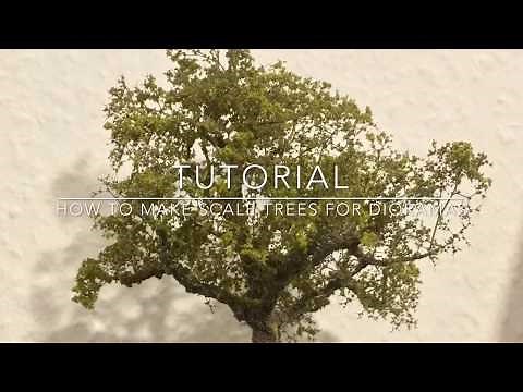 Tutorial| How to Make 1/35 Scale Trees for Diorama Scenery - Part 2