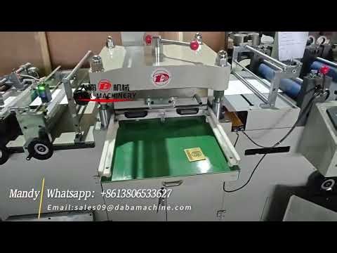 DABA Flatbed Die Cutting Machine With Sheet Cuttting Unit-Ship To #colombia