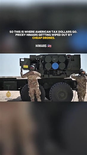 🇺🇸 U.S. tax dollars at work: Expensive HIMARS systems taken out by low-cost drones !😧