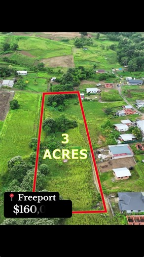Affordable Lots FOR SALE Seecharan Trace, Freeport Deed: Freehold From $160K! No PAYMENT PLANS Are you ready to build your dream or family home. Or invest for the future, or secure land in a growing community? This is your sign and chance Property Highlights: Prices starting from $160,000 • Freehold ownership - true security for your investment •Electricity & water nearby •5000sqft •Box drains •Convenient access via Seecharan Peaceful surroundings with easy access to main roads, schools, and sho