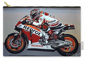 Marc Marquez Zip Pouch by Paul Meijering