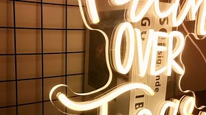 Faith Over Fear Neon Sign Jesus Neon Light Christian LED Signs for Wall Dimmable Warm White Letters Neon Lights Signs for Bedroom Man Cave Classroom Church Decor Christian Religious Sayings