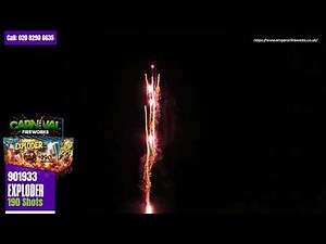 Carnival Fireworks (Batch 2025) – EXPLODER Barrage | 190 Shots | Product Code: 901933