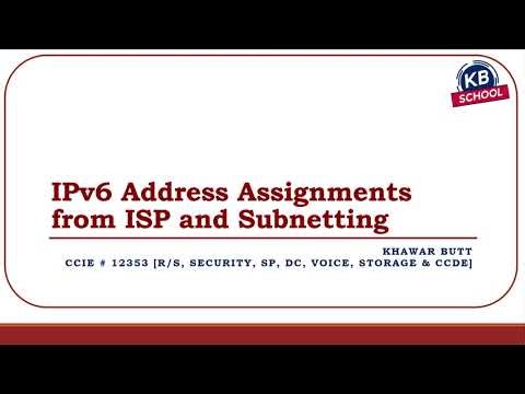 IPv6 Address Assignments from ISP and Subnetting