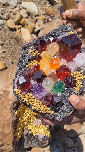 Unbelievable 😲 $245K Crystal Geodes Found in Ancient River Rock ! diamond hunter