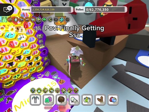 Getting Supreme Star Bss #beeswarm #beeswarmsimulator #beeswarmsimulatorroblox #roblox