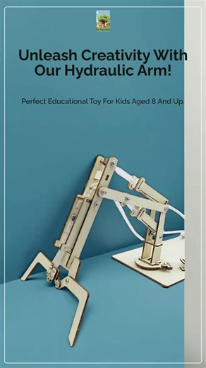 BaxterSavesSeries on Instagram: "Explore hydraulics and engineering while building a fun hydraulic arm model! 🛠️🤖 Perfect for young innovators! . . https://ssinny-x5.myshopify.com/products/hydraulic-mechanical-arm-diy-model-educational-building-toy-for-kids #baxterlearnstosave #financialliteracy #book #childrensbook #baxterlearnstosaveseries"